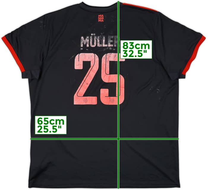 2022-23 Bayern Munich Third Shirt Muller #25 - 4/10 - (XXL)