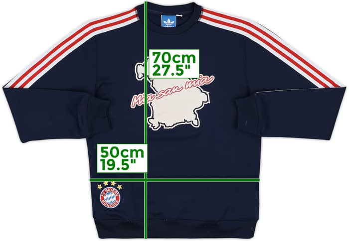 2012-13 Bayern Munich adidas Originals Sweat Top - 8/10 - (S)