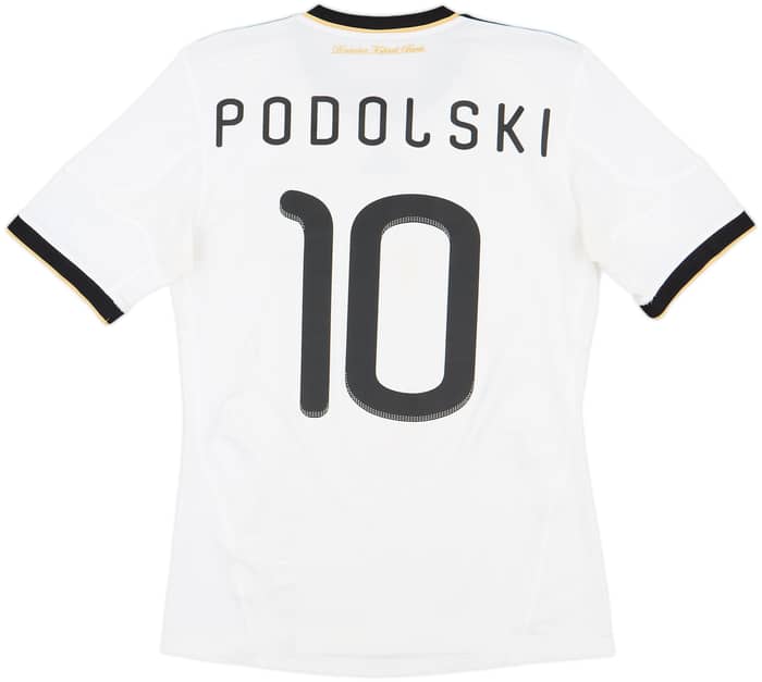 2010-11 Germany Home Shirt Podolski #10 - 7/10 - (S)