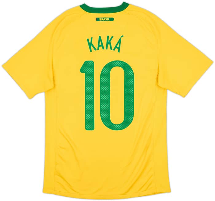 2010-11 Brazil Home Shirt Kaka #10 - 5/10 - (S)