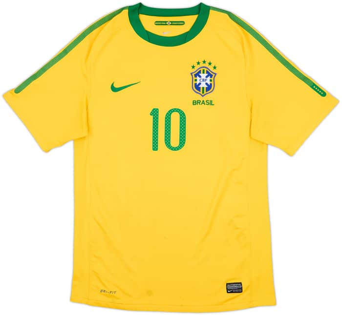 2010-11 Brazil Home Shirt Kaka #10 - 5/10 - (S)
