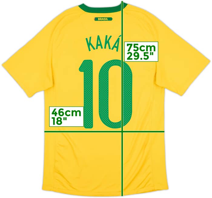 2010-11 Brazil Home Shirt Kaka #10 - 5/10 - (S)