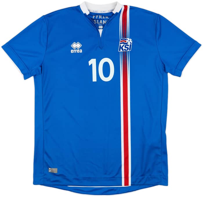 2016-18 Iceland Home Shirt G.Sigurdsson #10 - 8/10 - (XL)