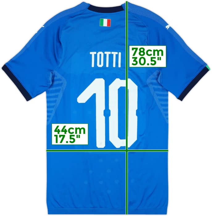 2019 Italy 'Azzurri Legends' Player Issue Home Shirt Totti #10