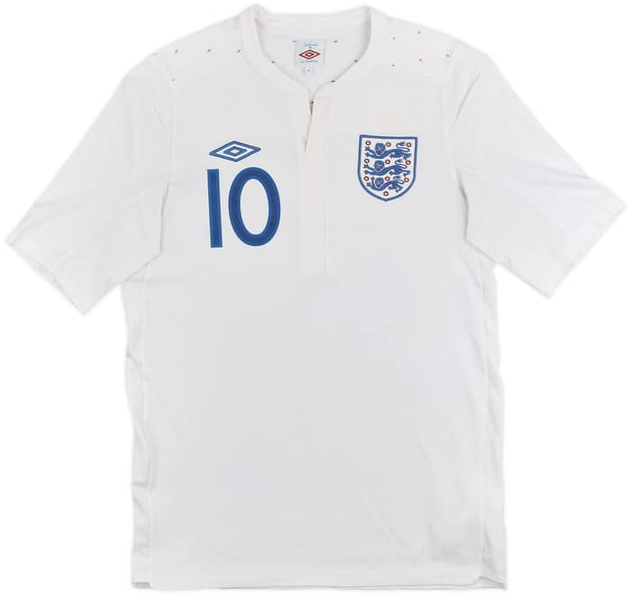 2010-11 England Home Shirt Rooney #10 - 6/10 - (S)