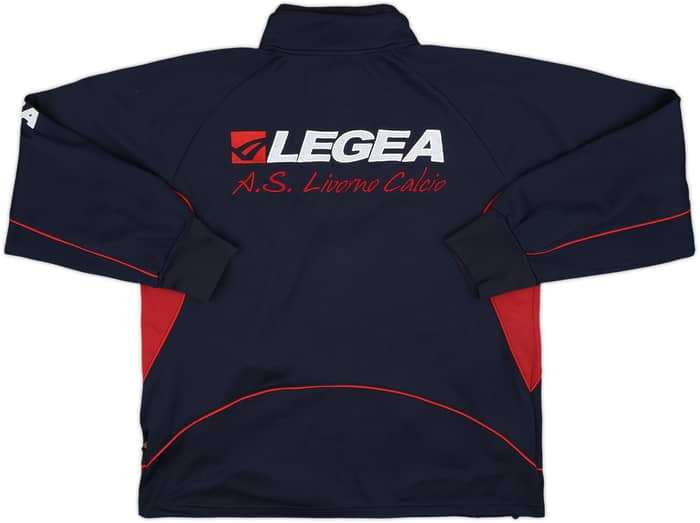 2006-07 Livorno Legea 1/4 Zip Training Top - 8/10 - (L)