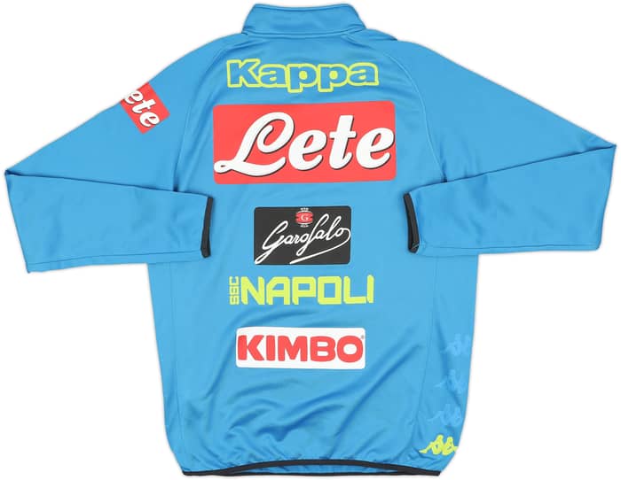 2017-18 Napoli Kappa 1/4 Zip Track Jacket - 8/10 - (L)