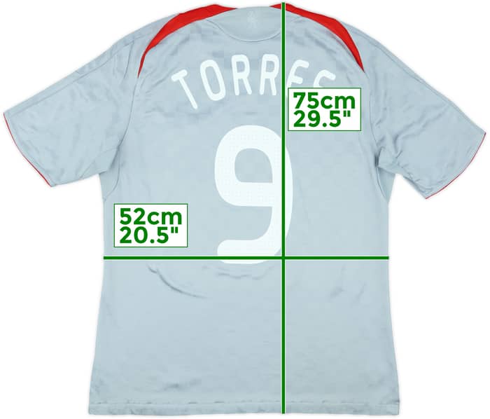 2008-09 Liverpool Away Shirt Torres #9 - 6/10 - (L)