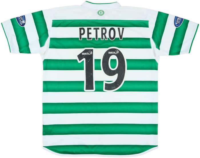 2003-04 Celtic Home Shirt Petrov #19 - 7/10 - (L)