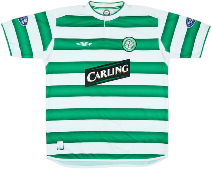 2003-04 Celtic Home Shirt Petrov #19 - 7/10 - (L)