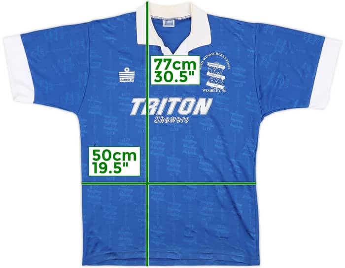 1994-95 Birmingham 'Wembley 95' Home Shirt - 8/10 - (M)