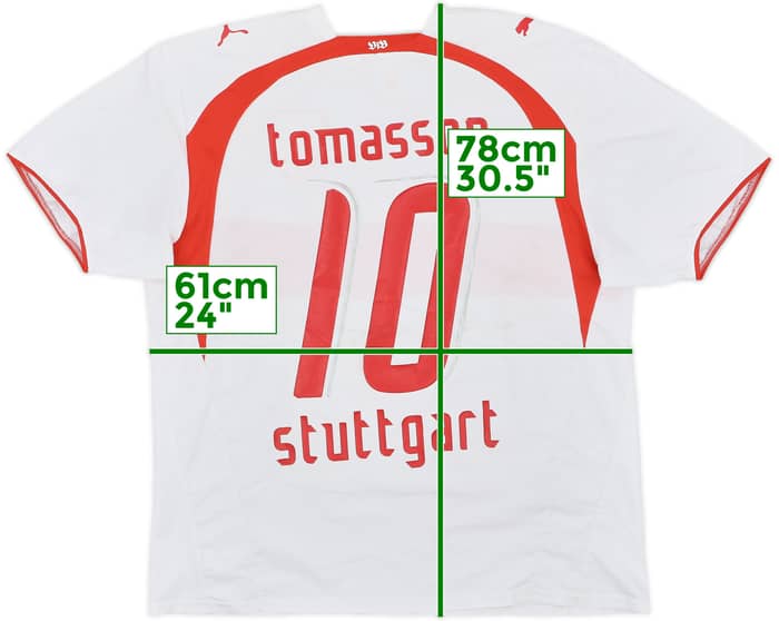 2006-07 Stuttgart Home Shirt Tomasson #10 - 6/10 - (XL)