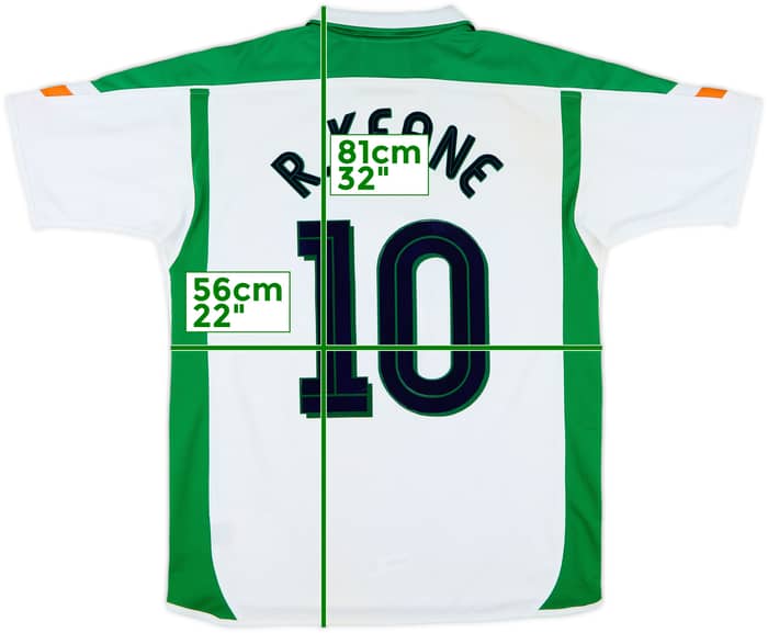 2003-05 Ireland Away Shirt R.Keane #10 - 8/10 - (L)
