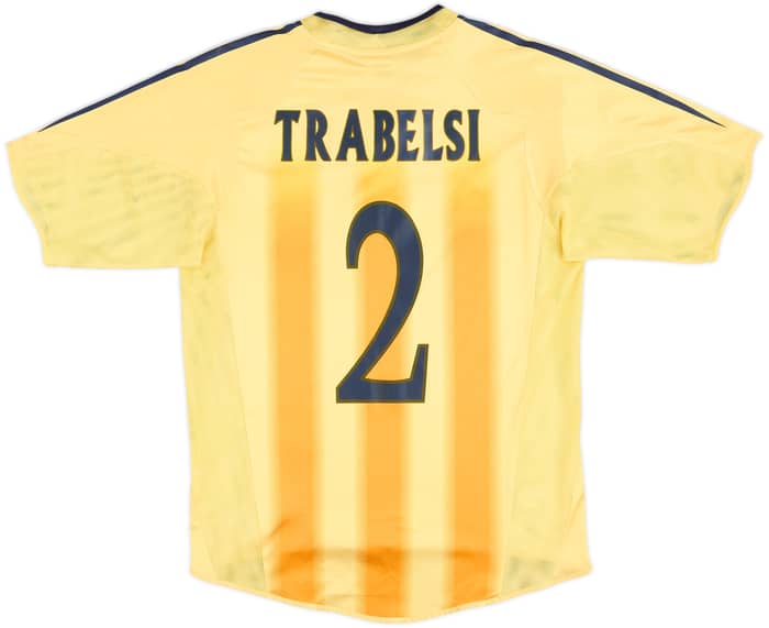 Camiseta de visitante del Ajax 2004-05 Trabelsi #2 - 3/10 - (S)