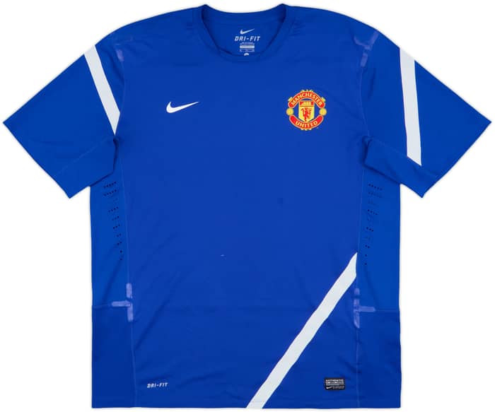 2011-12 Manchester United Nike Player Issue Training Shirt - 10/10 - (XL)