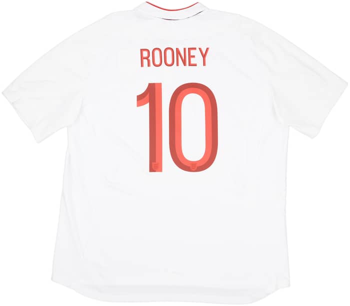 2012-13 England Home Shirt Rooney #10 (XXL)