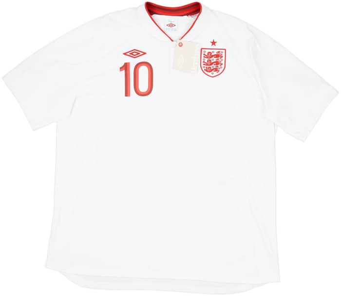 2012-13 England Home Shirt Rooney #10 (XXL)