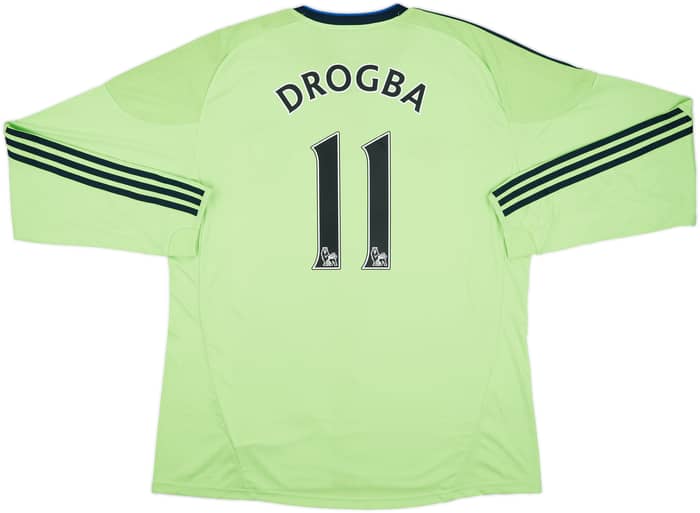 2010-11 Chelsea Third L/S Shirt Drogba #11 (XL)