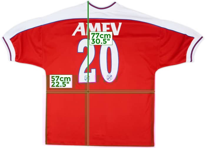 1999-00 Utrecht Match Issue Home Shirt #20