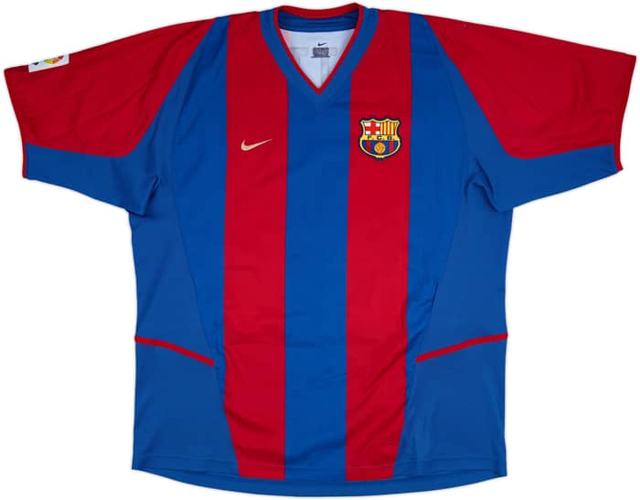 2002-03 Barcelona Home Shirt Motta #31 - 7/10 - (XL)