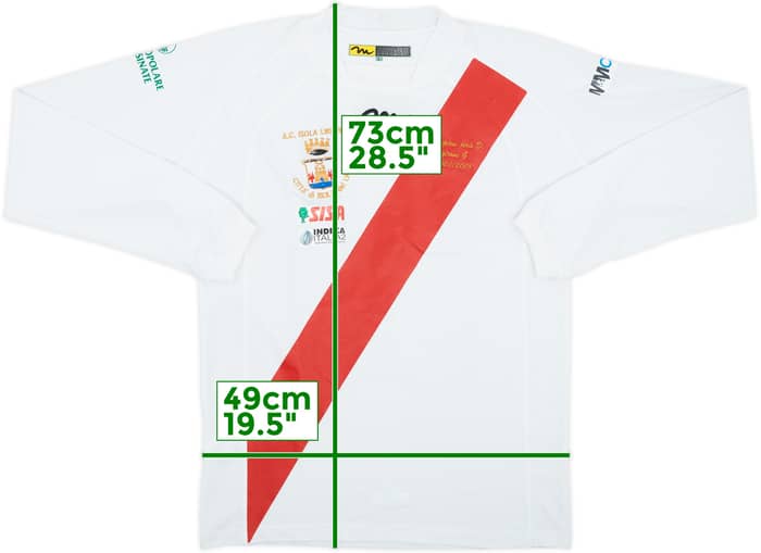 2008-09 Isola Liri Home L/S Shirt - 7/10 - (L)