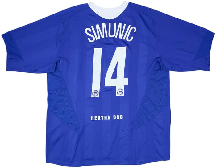 2005-06 Hertha Berlin Home Shirt Simunic #14 - 8/10 - (XXL)