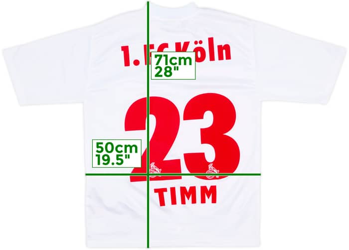 2000-01 FC Koln Home Shirt Timm #23 - 5/10 - (S)