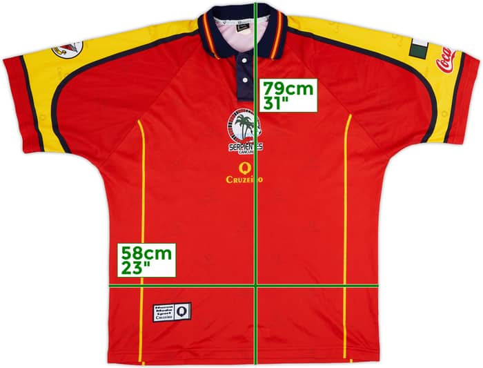 1997-00 Serpientes de Cancun Home Shirt - 8/10 - (XL)