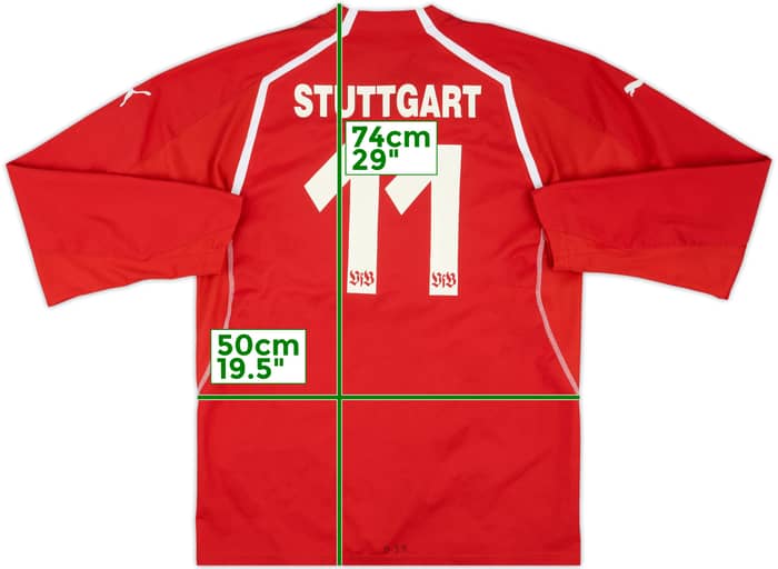 2004-05 Stuttgart Match Issue Away L/S Shirt #11