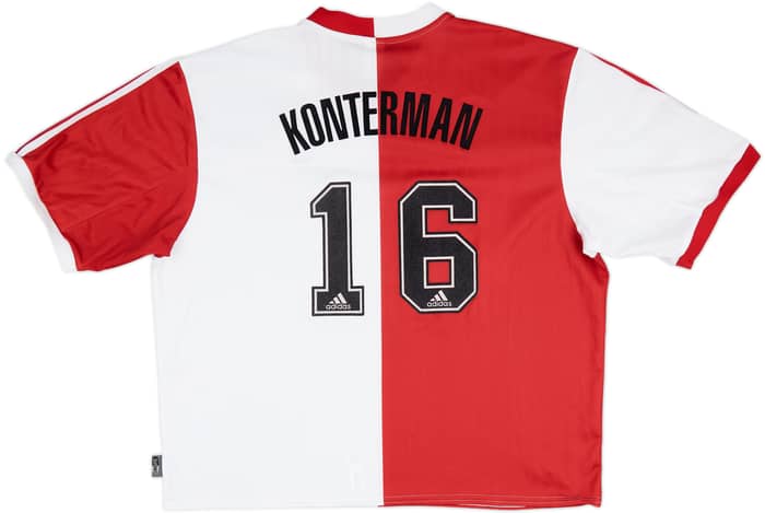 1999-00 Feyenoord Home Shirt Konterman #16 - 7/10 - (XXL)