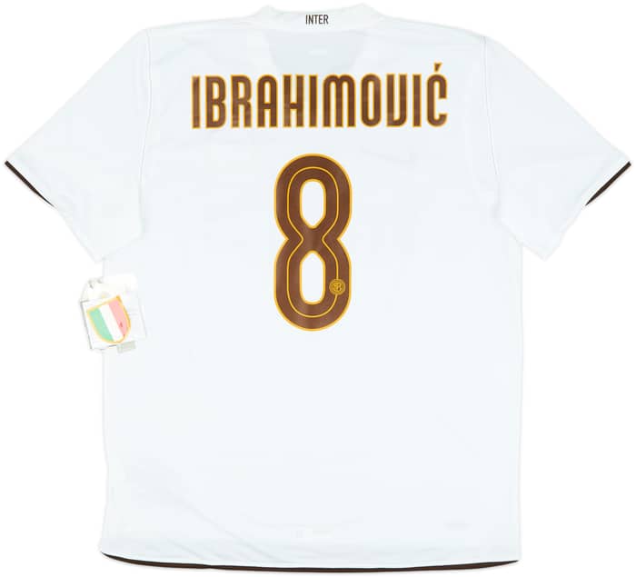 2008-09 Inter Milan Away Shirt Ibrahimovic #8 (XL)