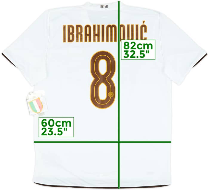 2008-09 Inter Milan Away Shirt Ibrahimovic #8 (XL)