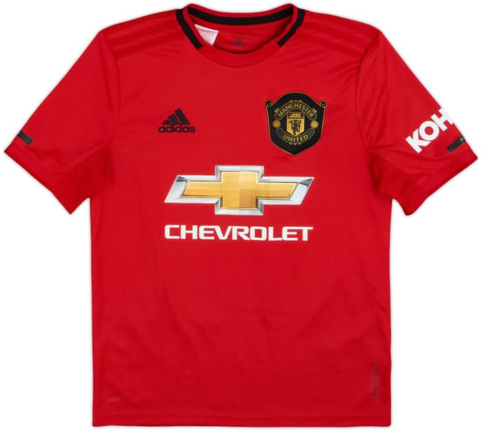 2019-20 Manchester United Home Shirt B.Fernandes #18 - 10/10 - (L.Boys)