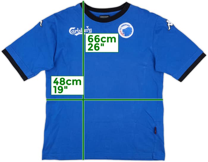 2007-08 FC Copenhagen Kappa Cotton Tee - 9/10 - (L)