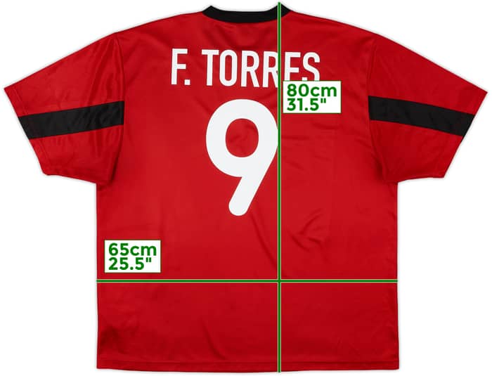 2001-02 Atletico Basic Away Shirt F.Torres #9 - 5/10 - (XL)