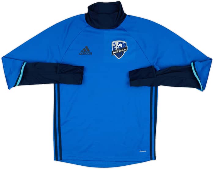 2015-16 Montreal Impact adidas 1/4 Zip Training Top - 8/10 - (S)