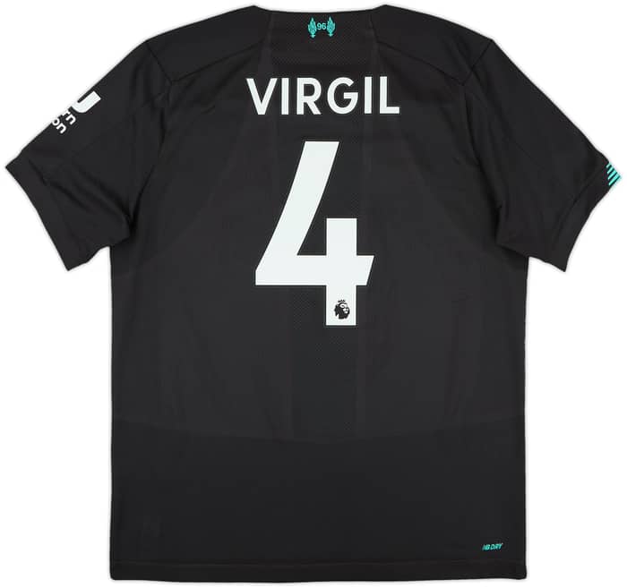 2019-20 Liverpool Third Shirt Virgil #4 - 10/10 - (M)
