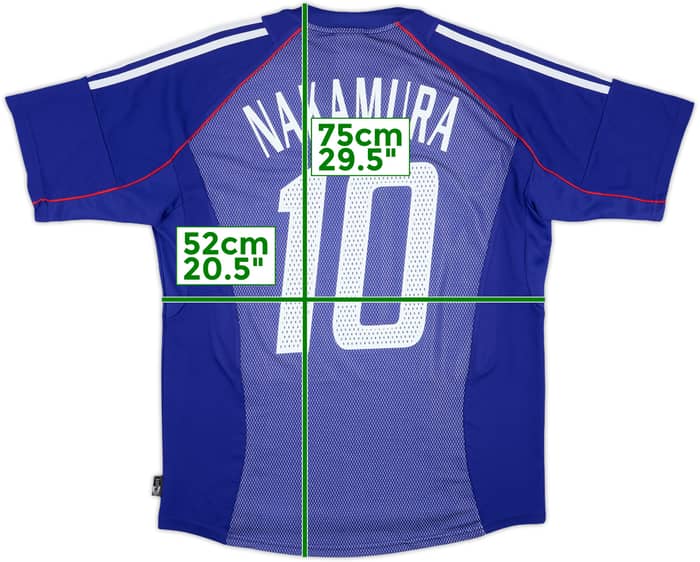 2002-04 Japan Home Shirt Nakamura #10 - 8/10 - (L)