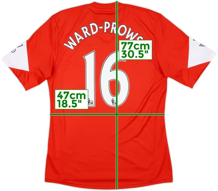 2013-14 Southampton Home Shirt Ward-Prowse #16 - 10/10 - (M)