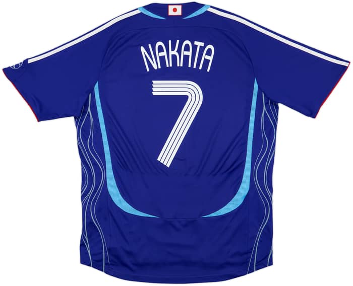 2006-08 Japan Home Shirt Nakata #7 - 8/10 - (L)