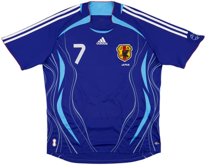 2006-08 Japan Home Shirt Nakata #7 - 8/10 - (L)