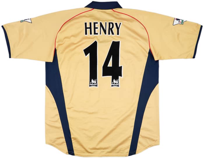 2001-02 Arsenal Away Shirt Henry #14 - 9/10 - (XL)