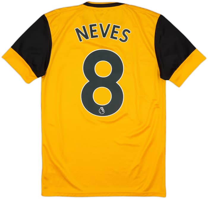 2020-21 Wolves Home Shirt Neves #8 - 9/10 - (XS)
