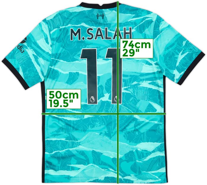 2020-21 Liverpool Away Shirt M.Salah #11 - 7/10 - (M)