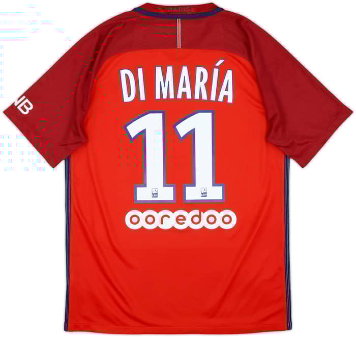 2016-17 Paris Saint-Germain Away Shirt Di Maria #11 - 8/10 - (M)