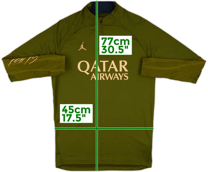 2023-24 Paris Saint-Germain Nike Drill Top - 8/10 - (M)