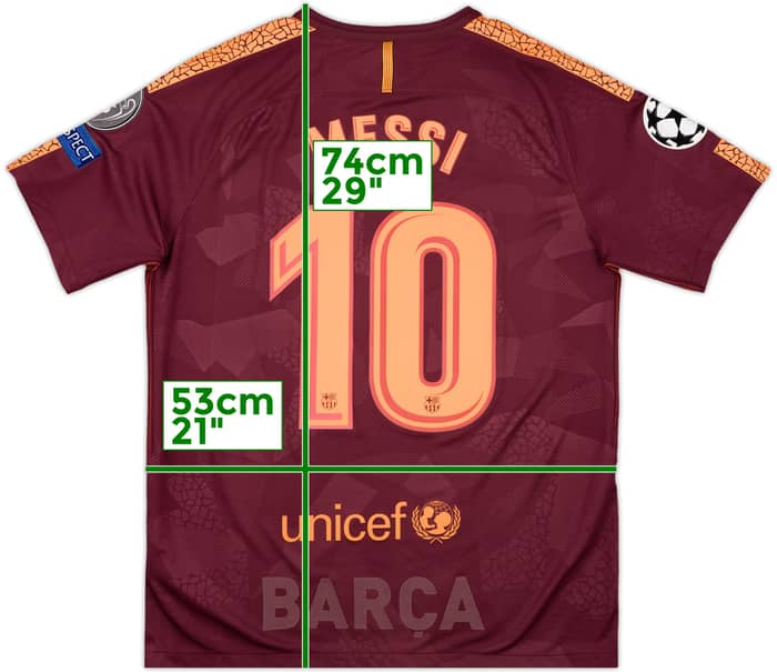 2017-18 Barcelona Third Shirt Messi #10 - 10/10 - (L)