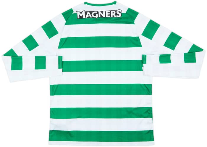 2018-19 Celtic Home L/S Shirt - 6/10 - (M)