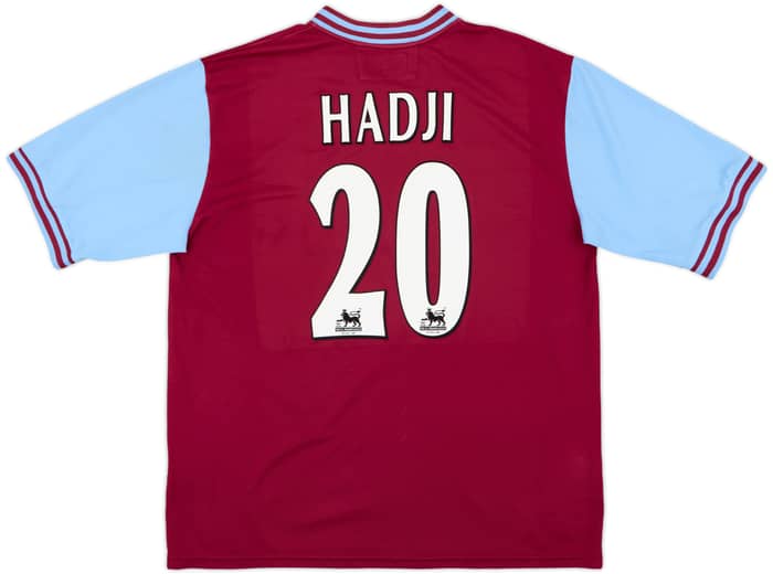 2002-03 Aston Villa Home Shirt Hadji #20 - 7/10 - (XL)