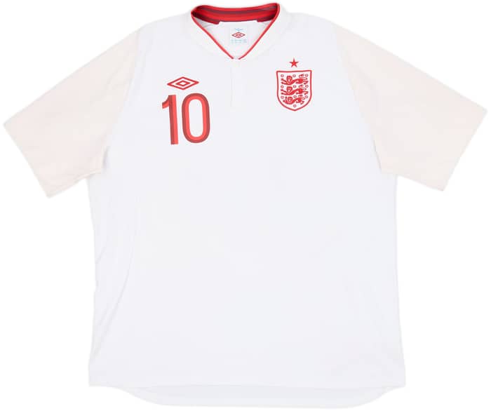 2012-13 England Home Shirt Rooney #10 - 6/10 - (XXL)